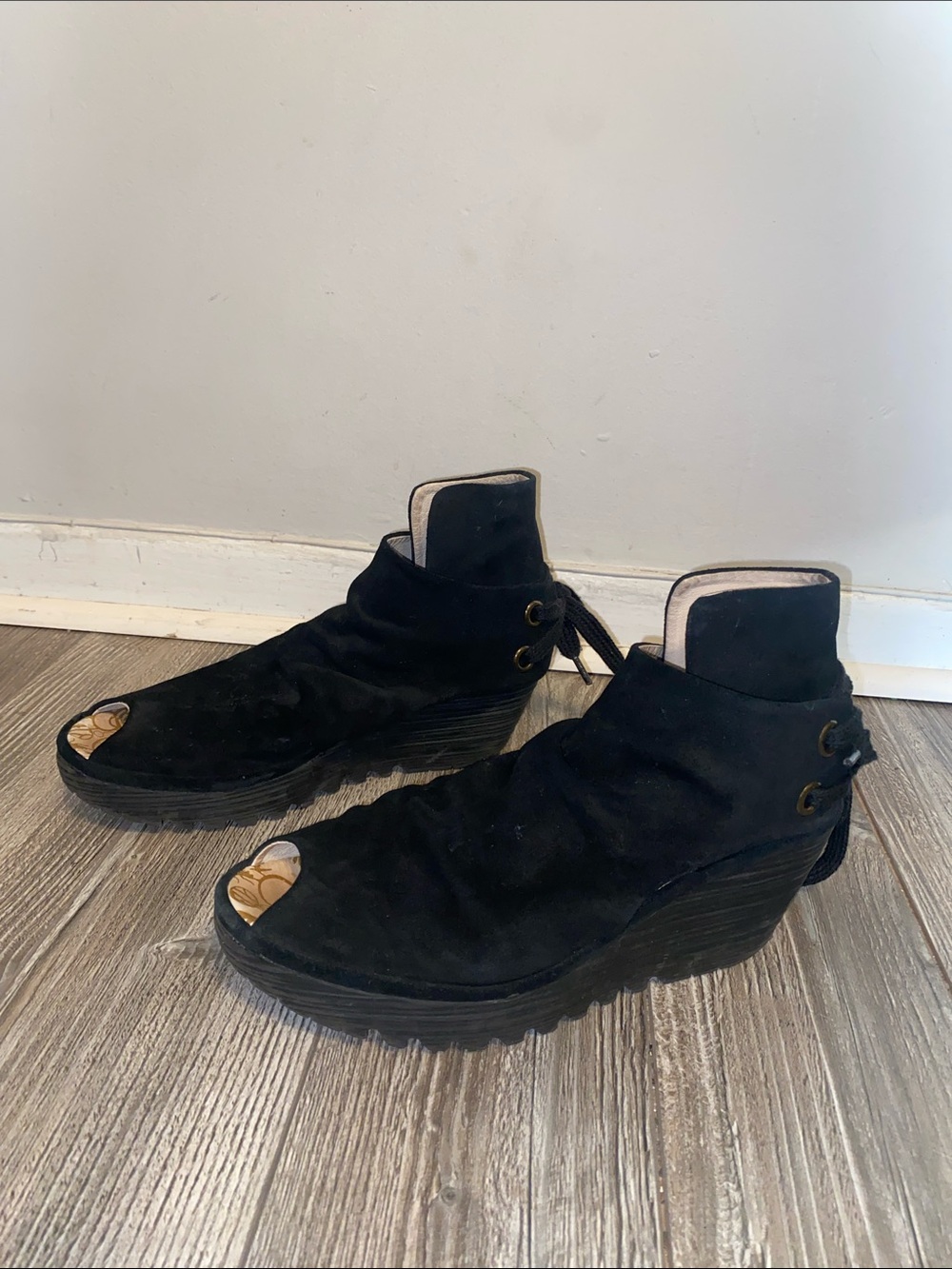 Fly London wedge shoes size 39